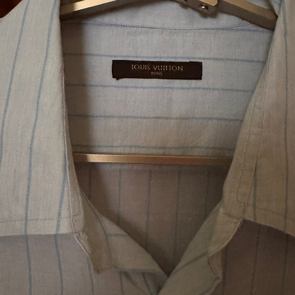 Louis Vuitton classic Blue Striped Shirt